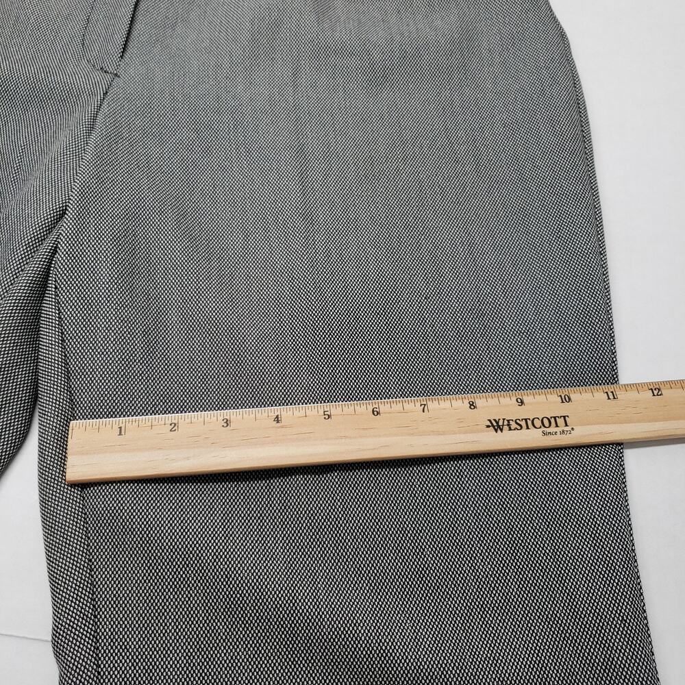 Vintage Fashion Bug Dress Pants Womens 18W Gray Pattern Bootcut Tailored Office - Picture 13 of 16